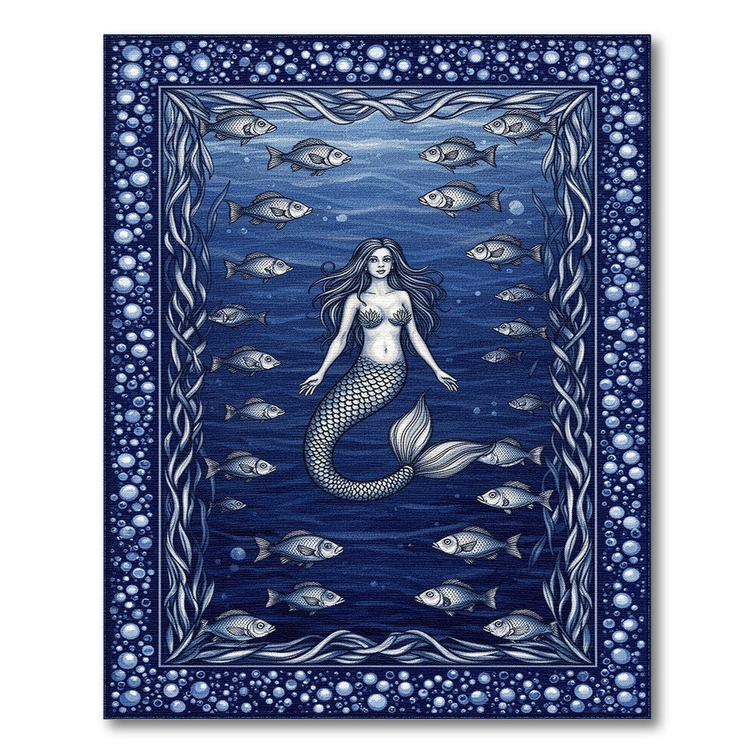 Mermaid Ocean Area Rug