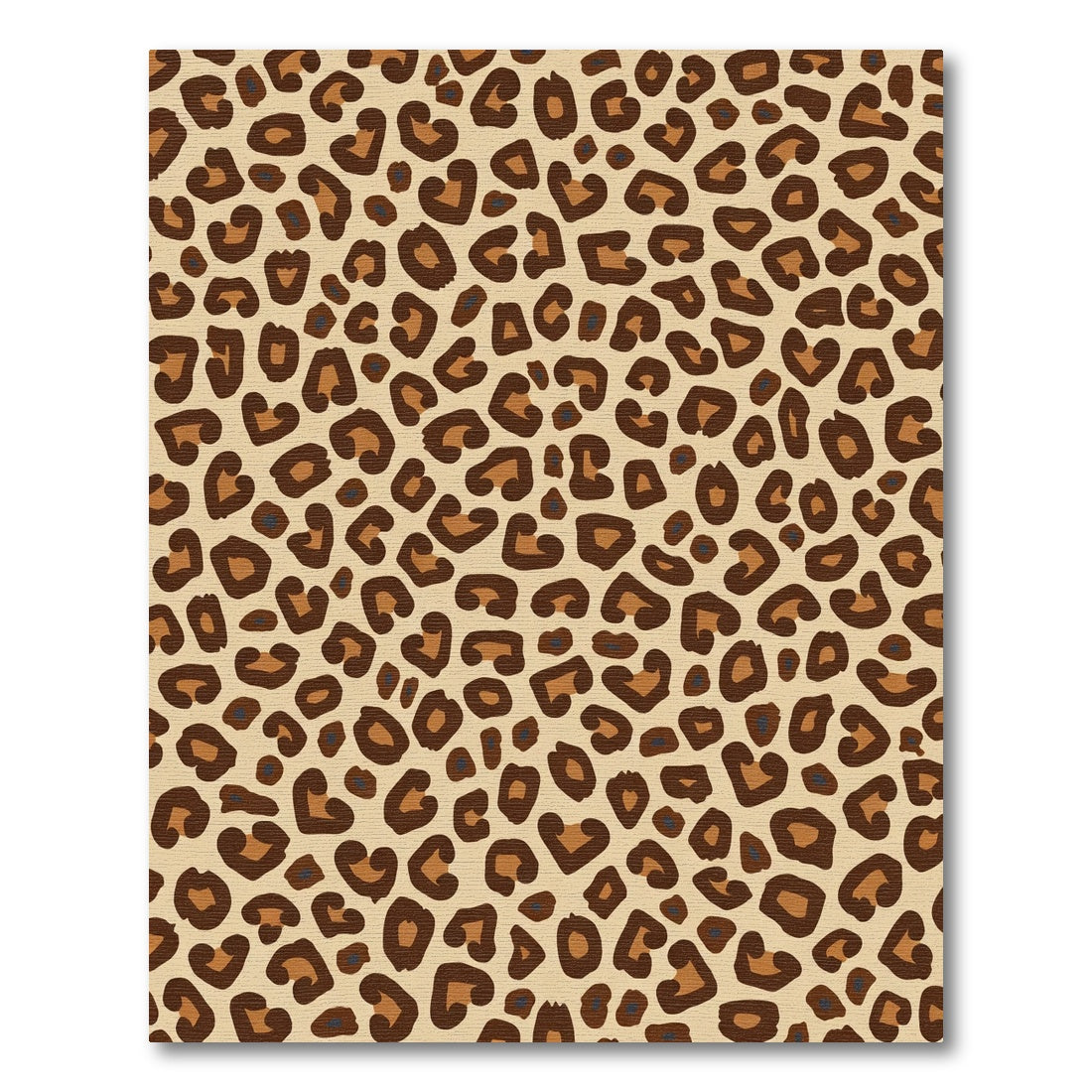 Golden Feline Spots Composition Rug