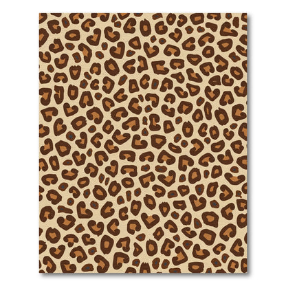 Golden Feline Spots Composition Rug
