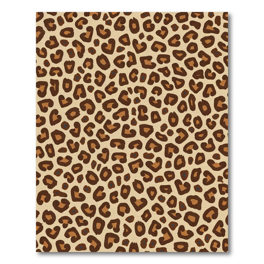 Golden Feline Spots Composition Rug