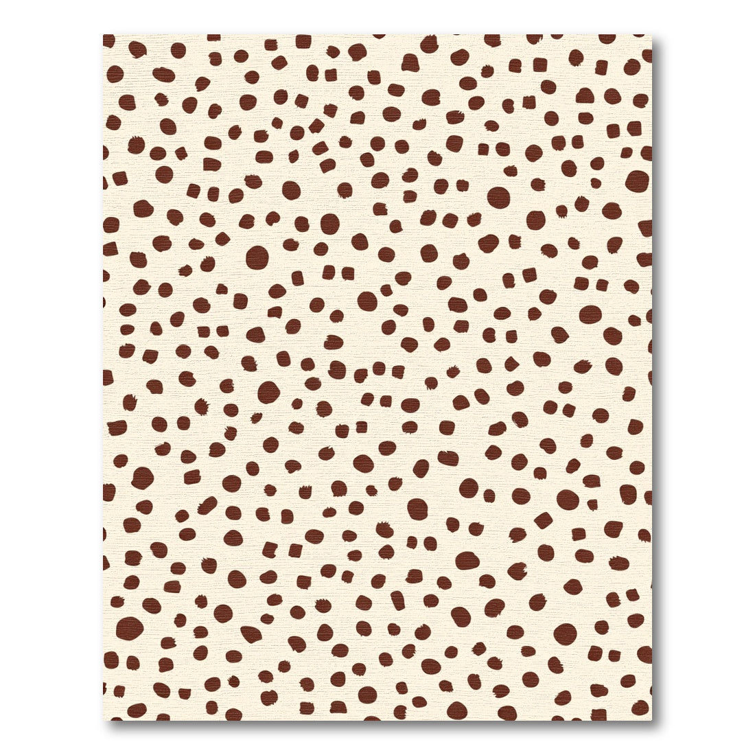 Scattered Speckled Brown Cream Rug