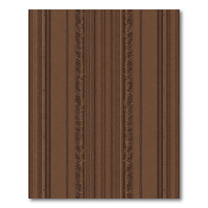 Brown Textured Vertical Stripe Rug