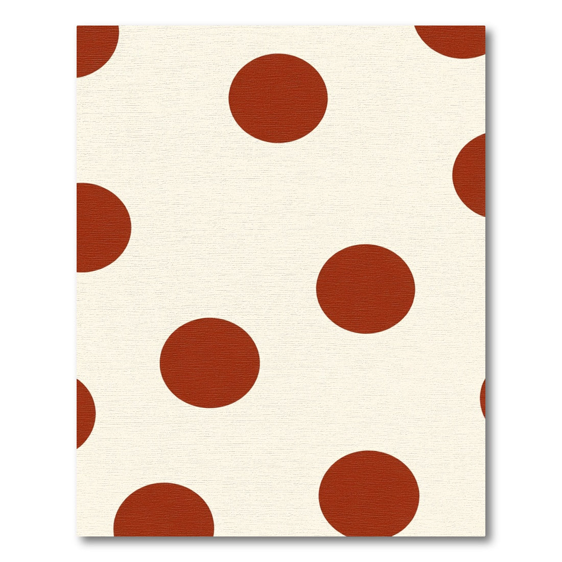 Charming Crimson Dot Arrangement Rug