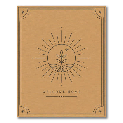 Welcome Home Terracotta Area Rug