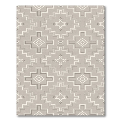 Beige Southwestern Geometric Area Rug