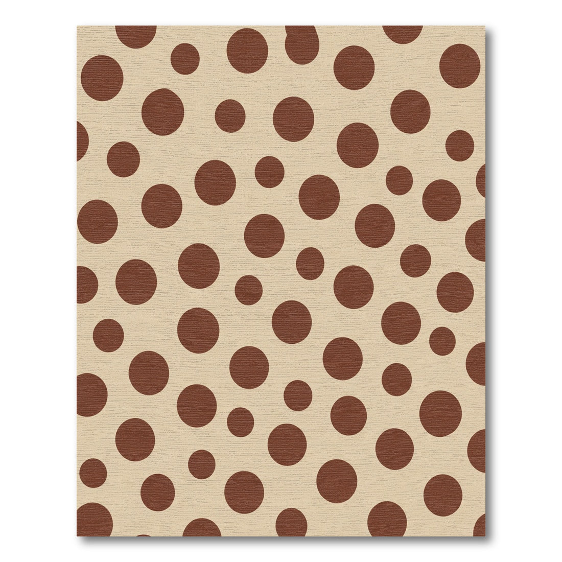 Brown Polka Dot Background Rug