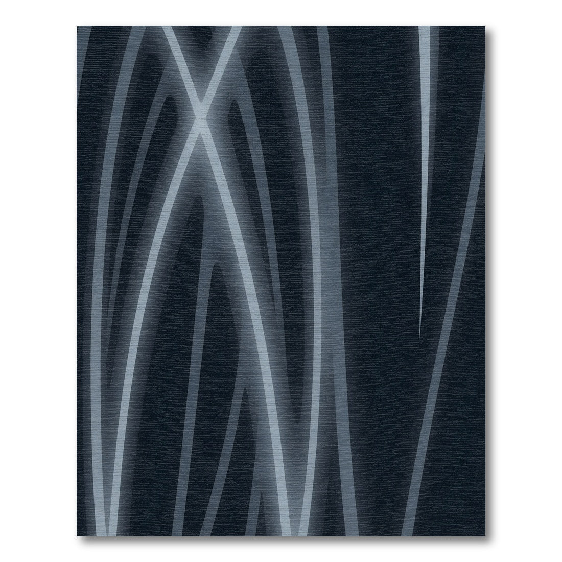 Modern Navy Blue Intertwined Lines Rug