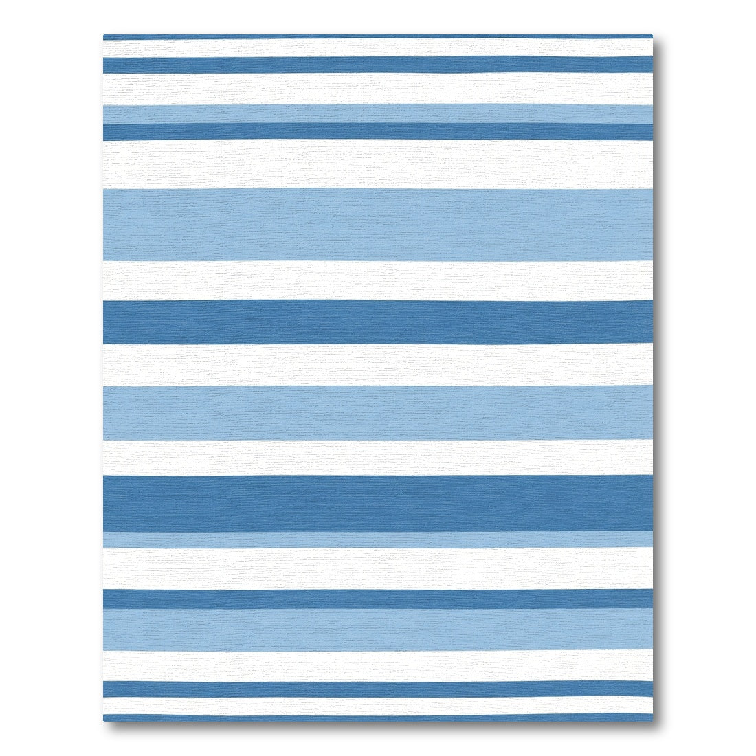 Modern Blue Indigo Stripe Rug