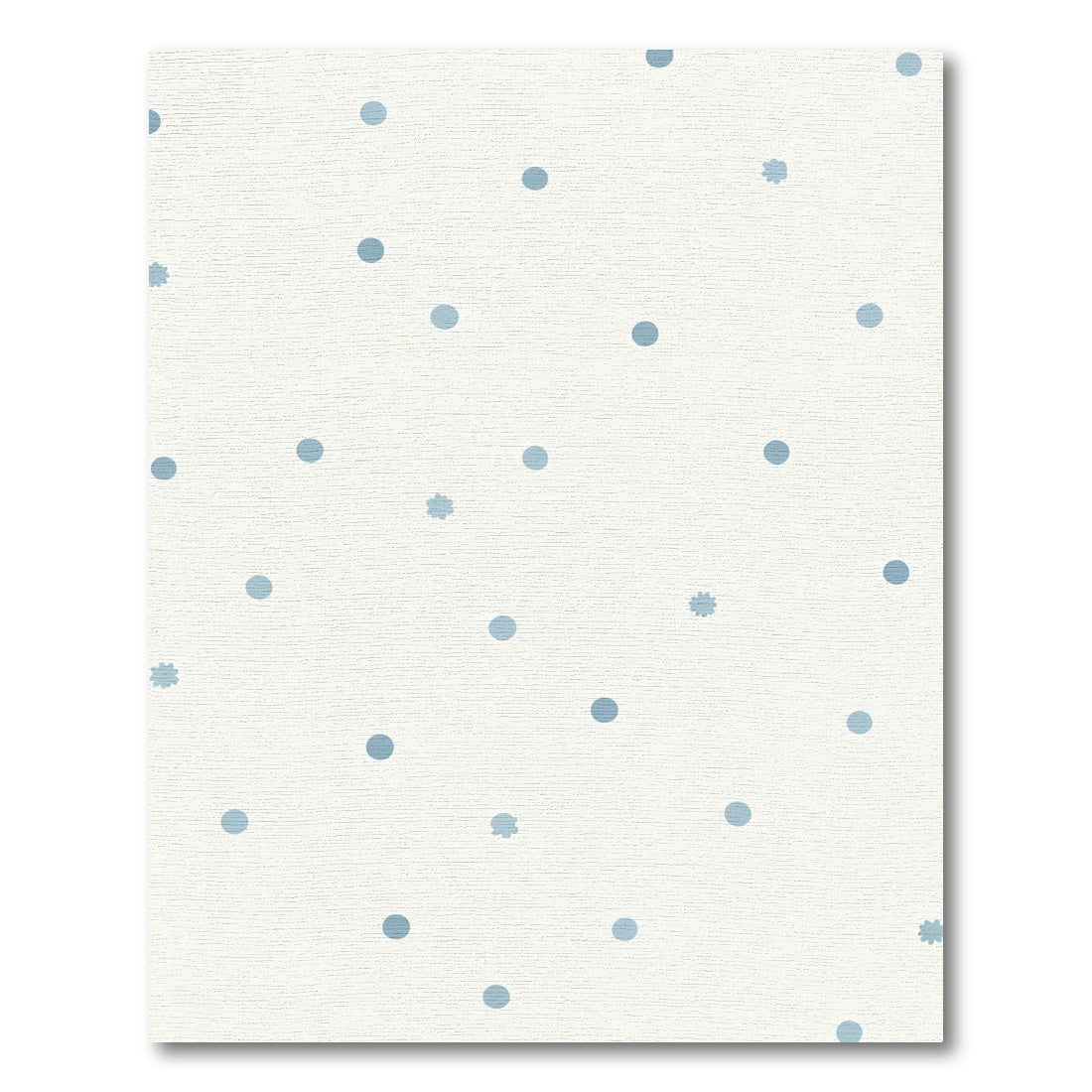 Light Blue Speckled Dot Scatter Rug