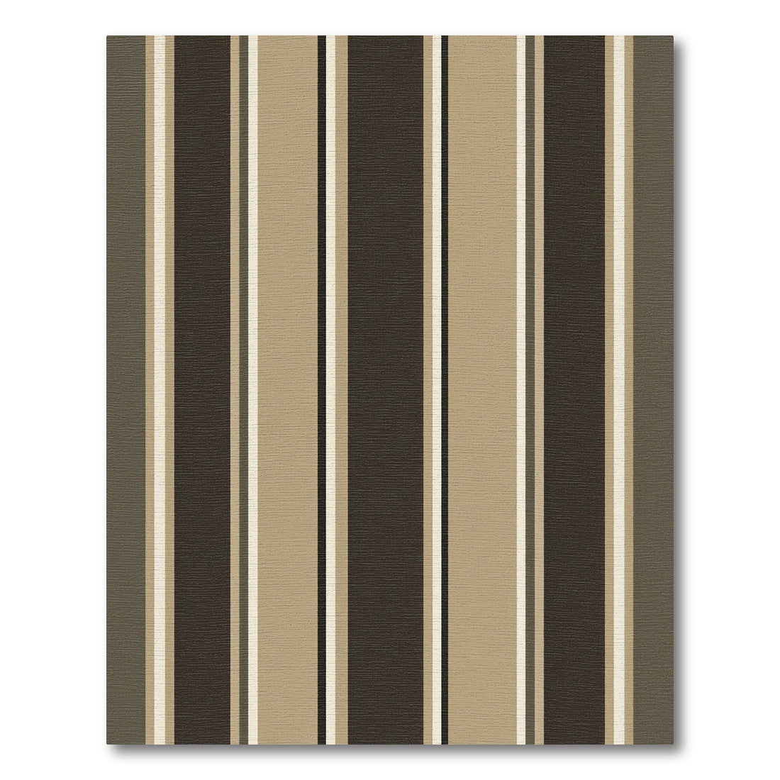 Earth Tones Vertical Stripe Rug
