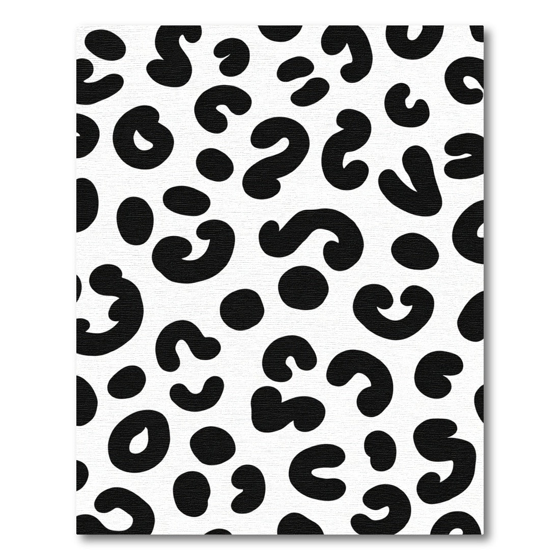 Bold Black Cheetah Spots Rug