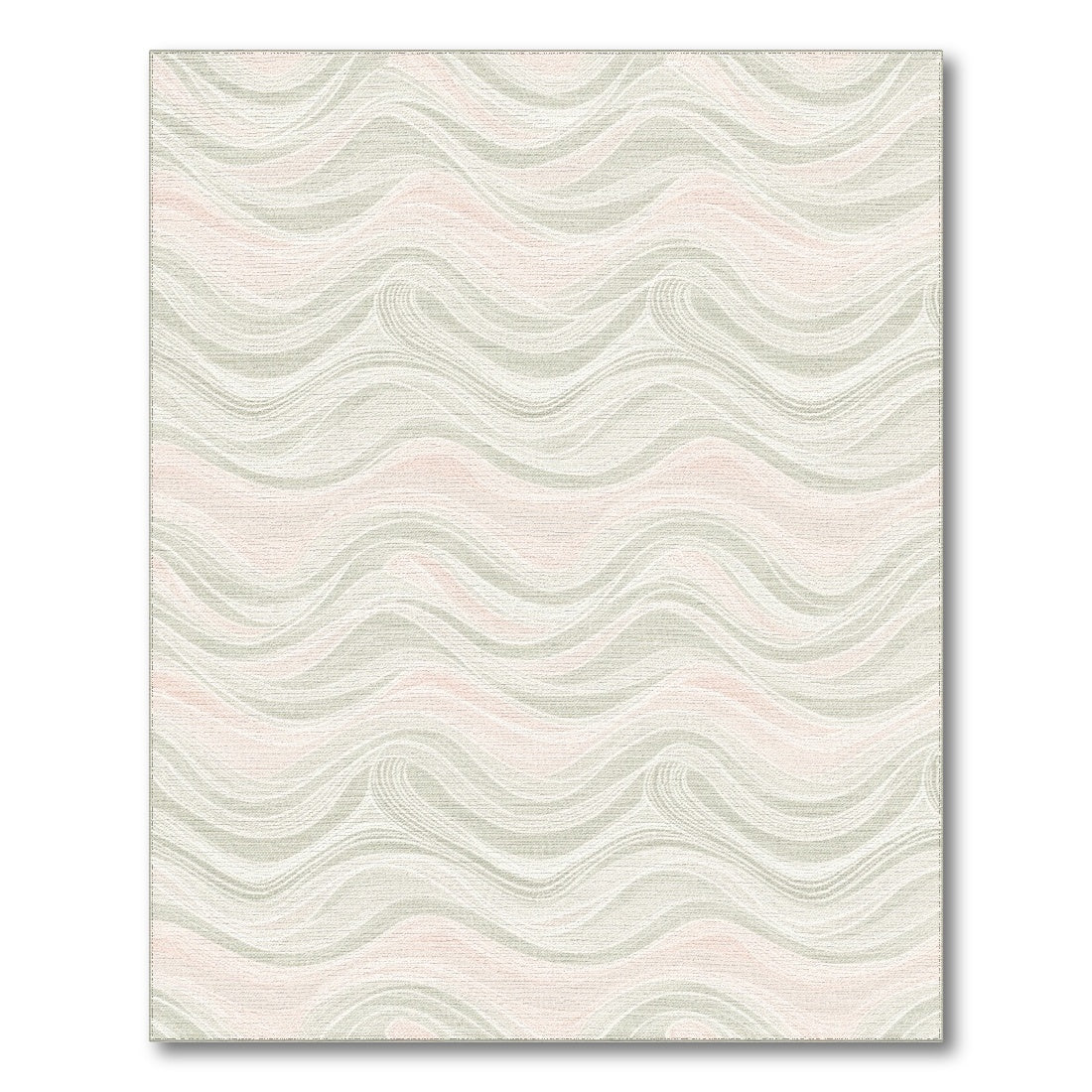 Soft Wave Abstract Area Rug