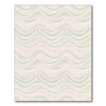 Soft Wave Abstract Area Rug