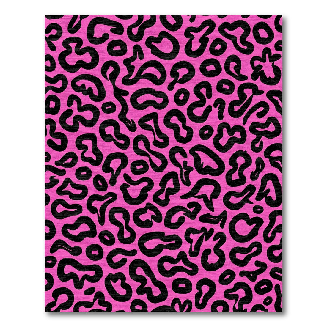 Hot Pink Wild Spots Print Rug
