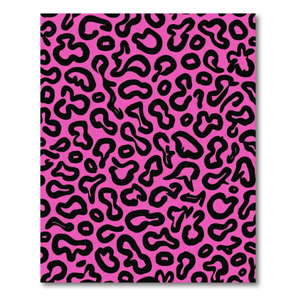 Hot Pink Wild Spots Print Rug