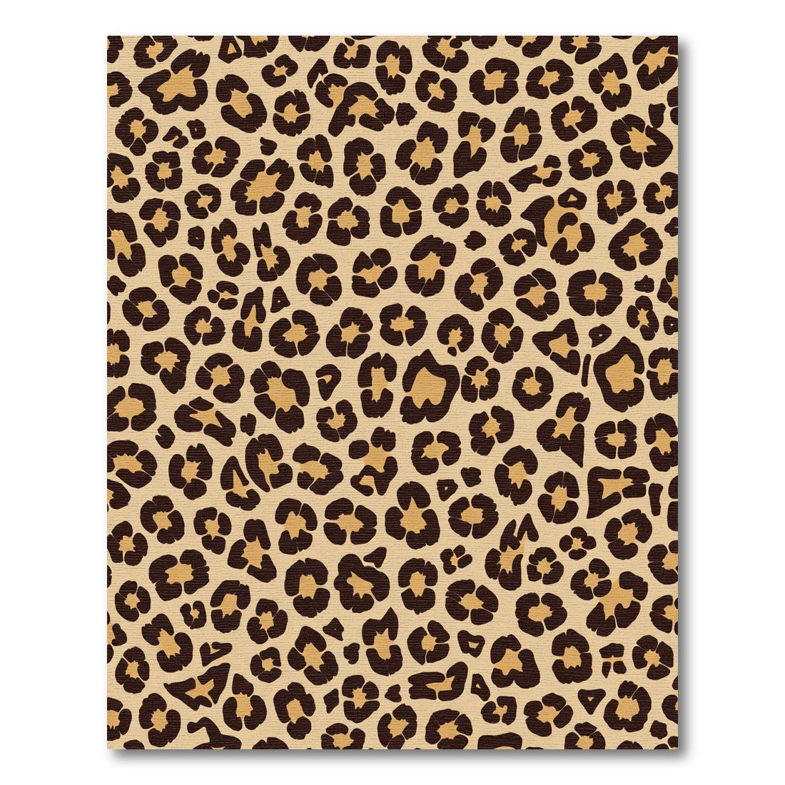Bold Leopard Spot Pattern Rug