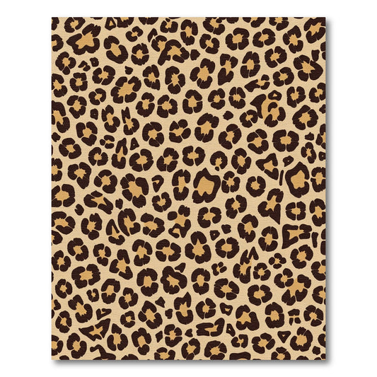 Bold Leopard Spot Pattern Rug