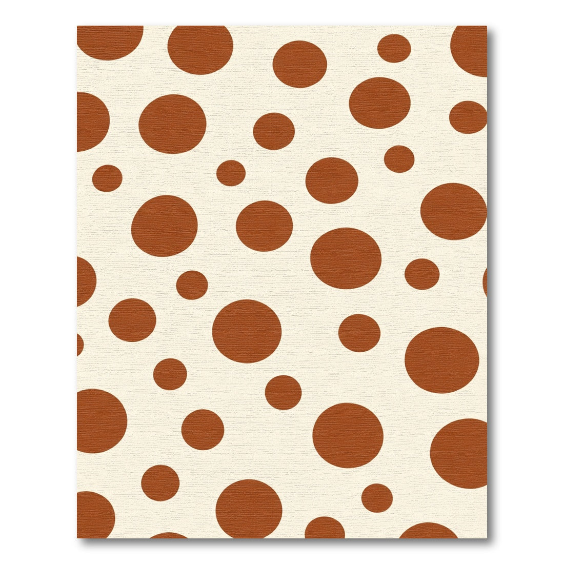 Chic brown polka dot background Rug