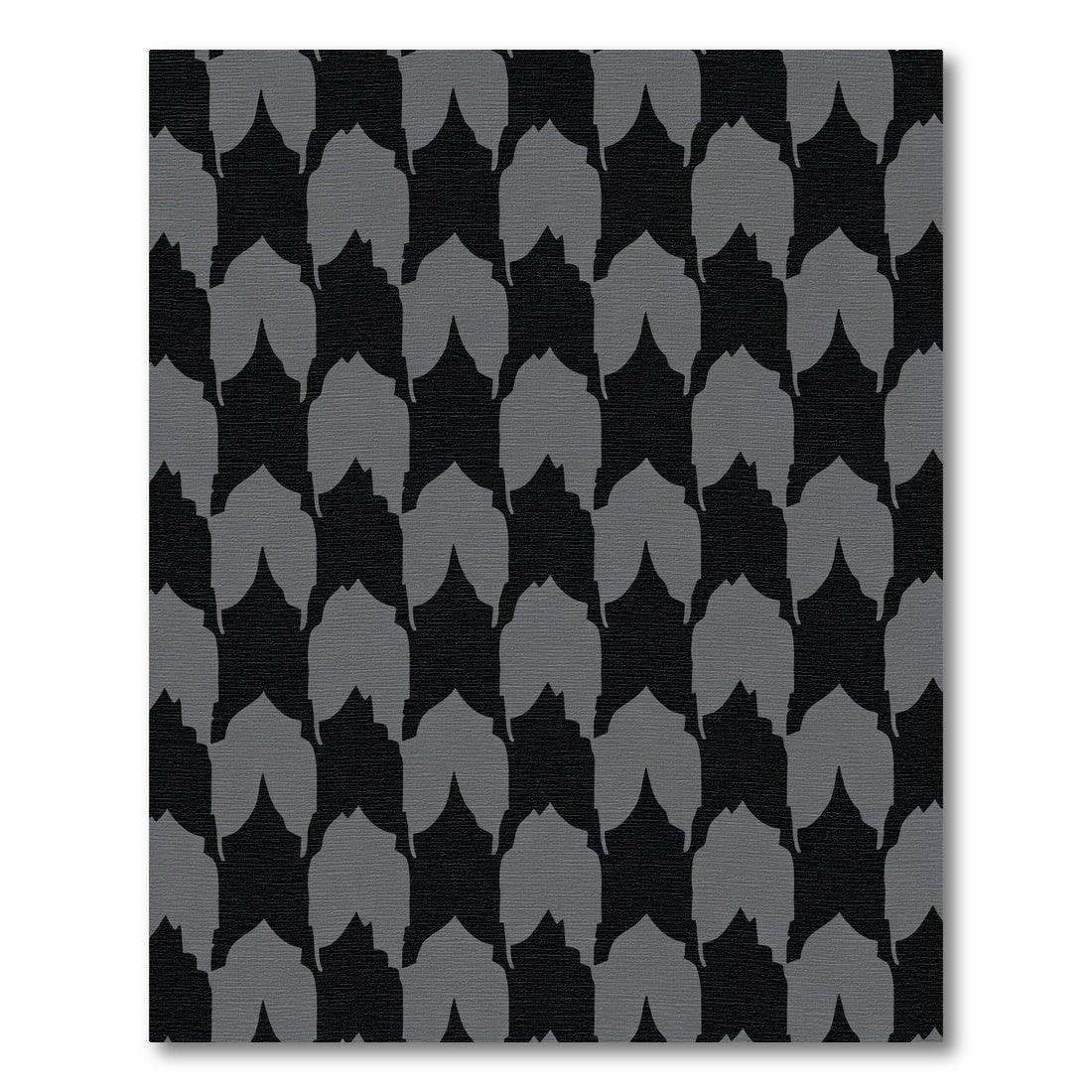 Dark Gray Archway Repeat Rug