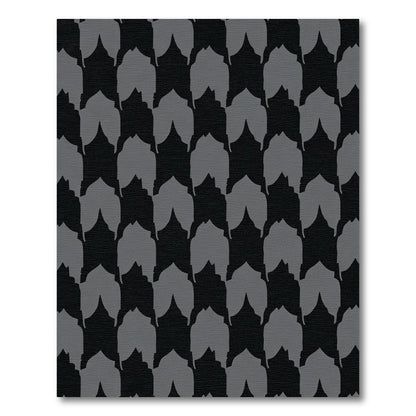Dark Gray Archway Repeat Rug