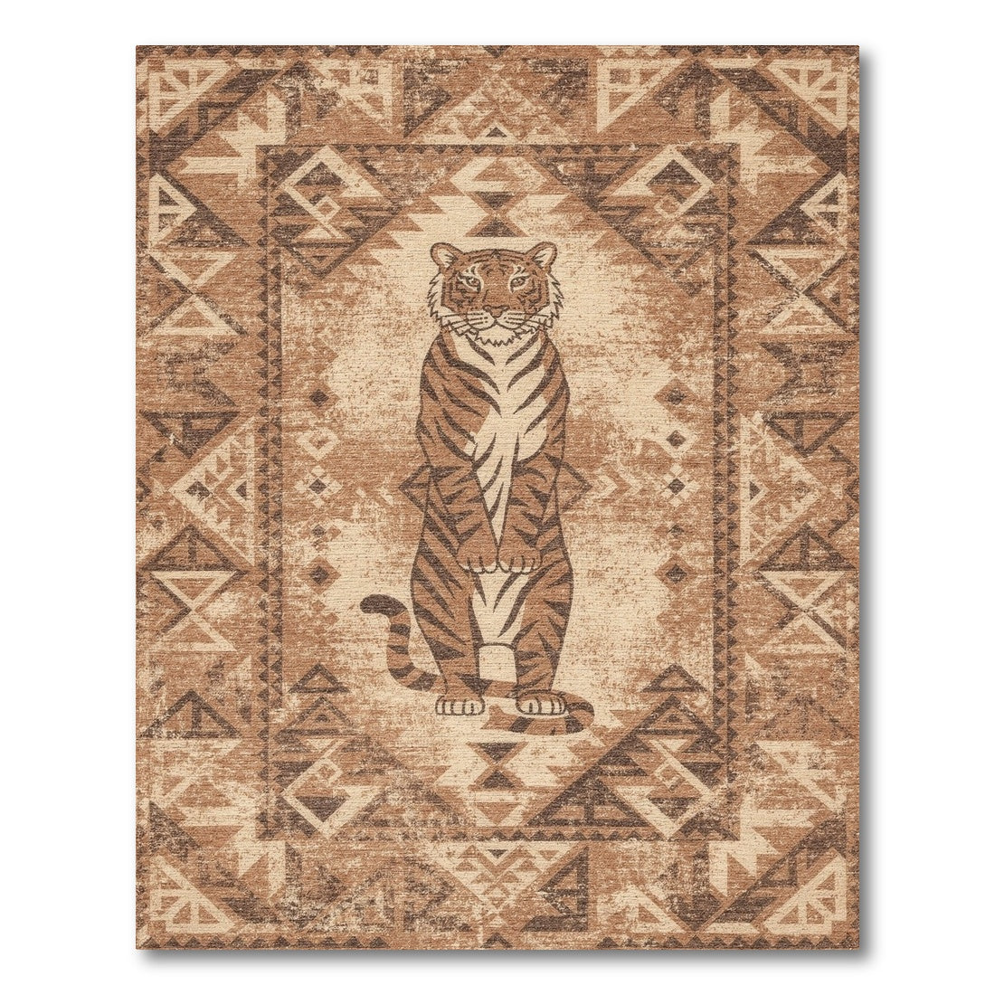 Heritage Tribal Tiger Area Rug
