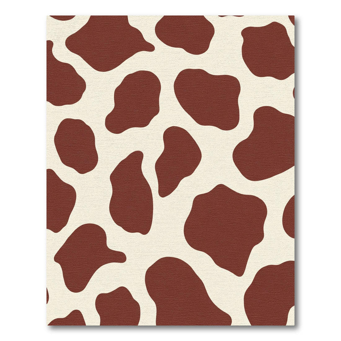 Brown Cream Irregular Spots Rug