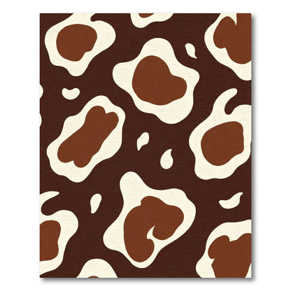 Brown Cream Holstein Spots Rug