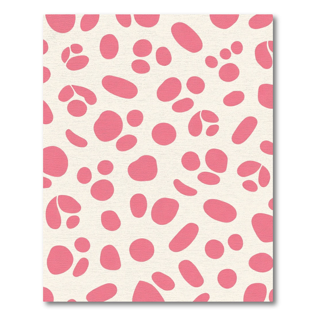 Pink Speckled Pebble Scatter Rug