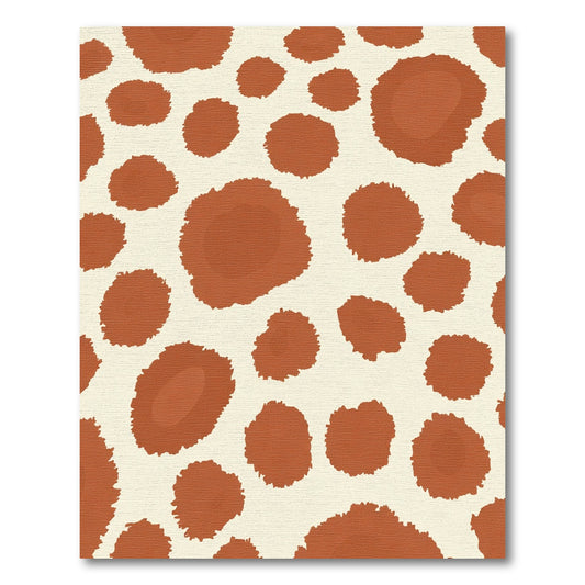 Cream Spotty Terra Cotta Spots Rug
