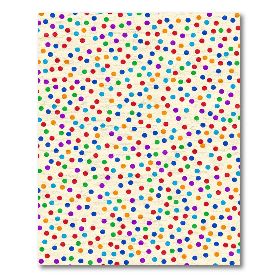 Bright Confetti Polka Dot Scatter Rug