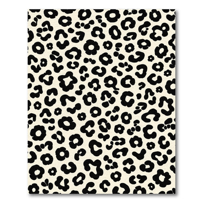 Cream Black Feline Spots Rug