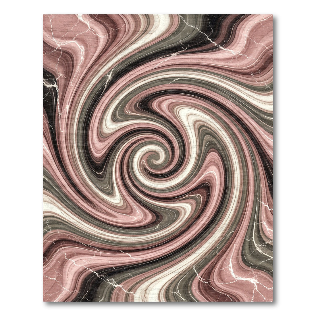 Rose Quartz Swirling Marble Texture Rug