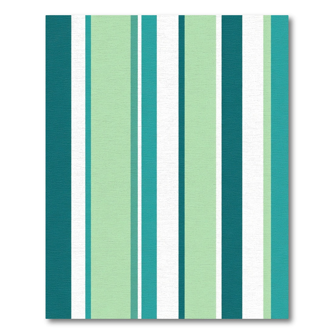 Teal Mint Stripe Rug