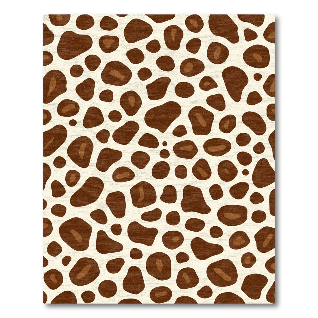 Brown Spotted Animal Hide Rug