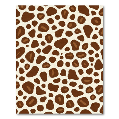 Brown Spotted Animal Hide Rug