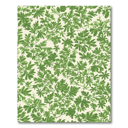 Vibrant Green Leafy Vine Rapport Rug