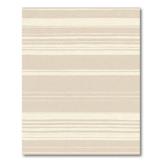 Neutral Earth Tone Stripe Abstract Rug