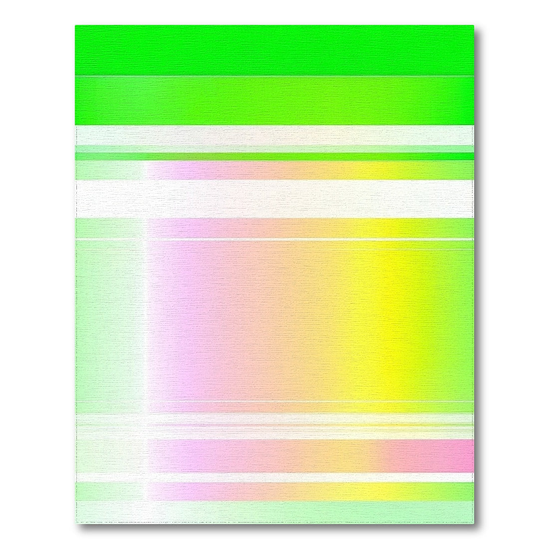 Stripe Multi-color and Patterns Vibrant Multi-Color Geometric Stripe Area Rug