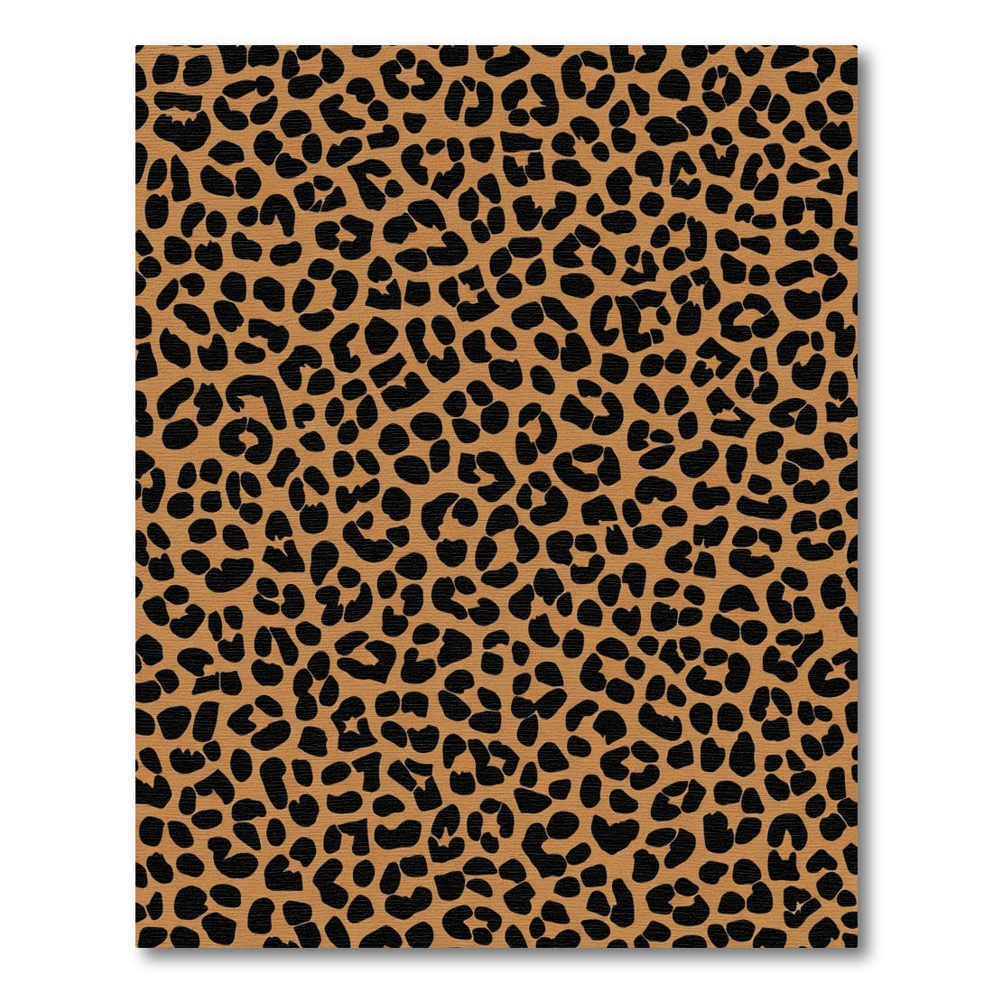 Bold Brown Black Spots Overlay Rug