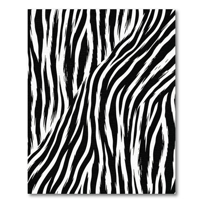 Abstract Wild Animal Striations Rug