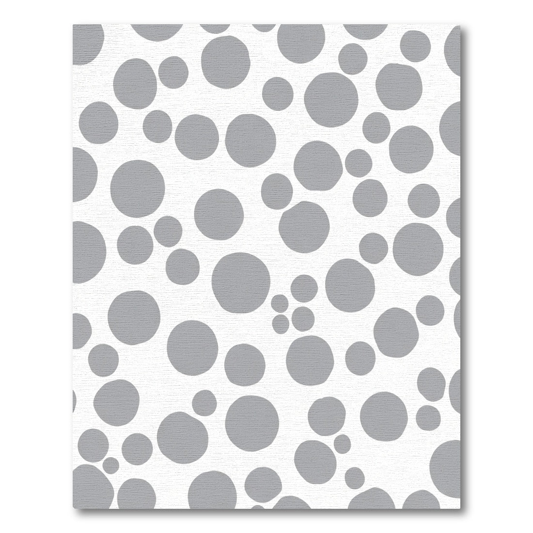 Gray Scattered Circles Rug