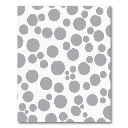 Gray Scattered Circles Rug