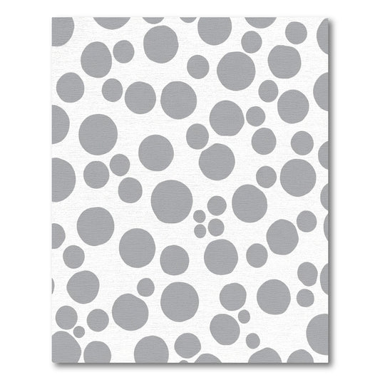 Gray Scattered Circles Rug