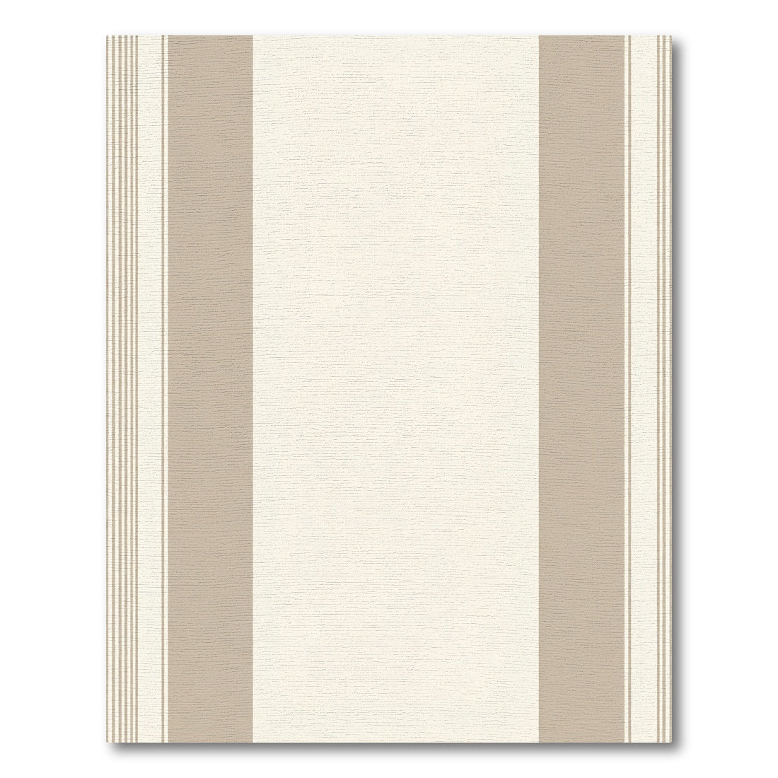 Neutral Tone Vertical Stripe Rug