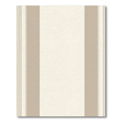 Neutral Tone Vertical Stripe Rug