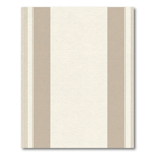 Neutral Tone Vertical Stripe Rug